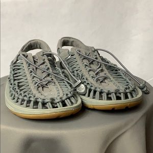 Men’s Grey Keen nylon corded sandals
